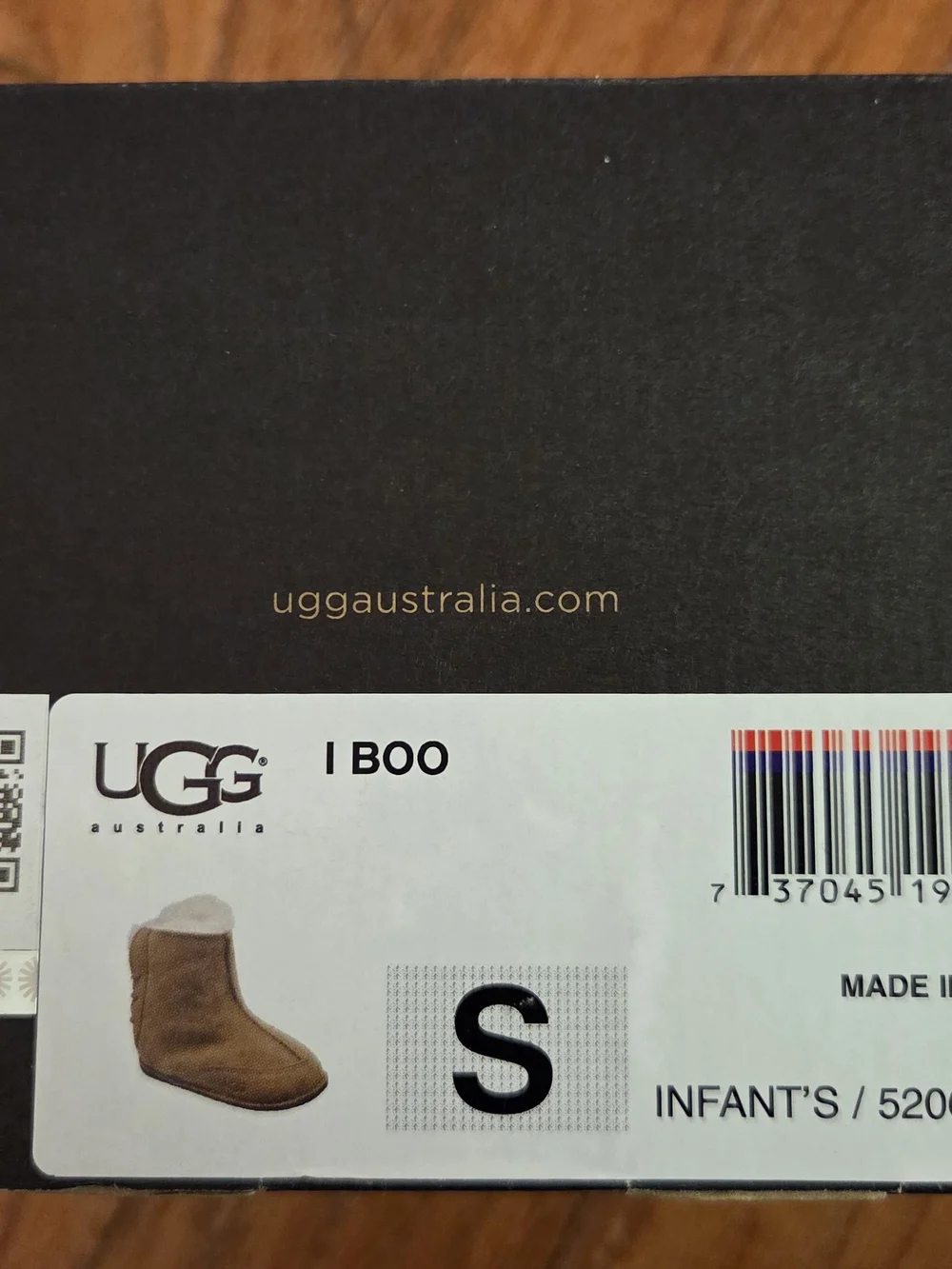 New In Box Discontinued Ugg Boo Small Infant Boots